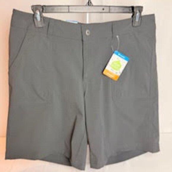 Columbia PFG Women’s Shorts Gray, Size 16, Omni-Shade UPF 50, NWT - Picture 1 of 6